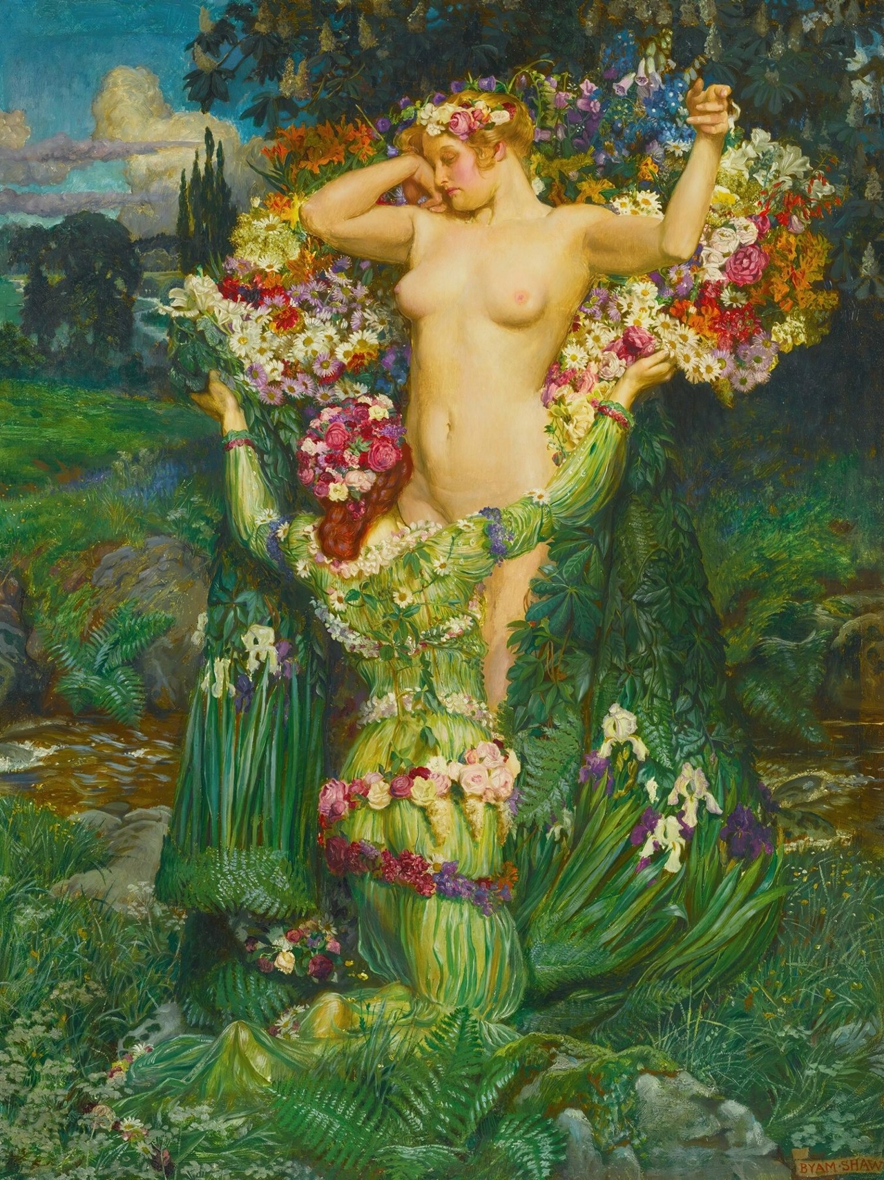 Джон Байем Листон Шоу, «Пробуждающаяся весна», 1911